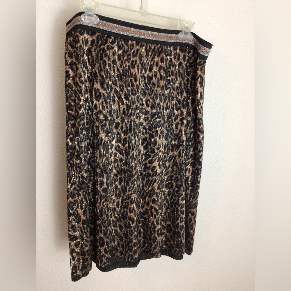Junarose metallic print skirt